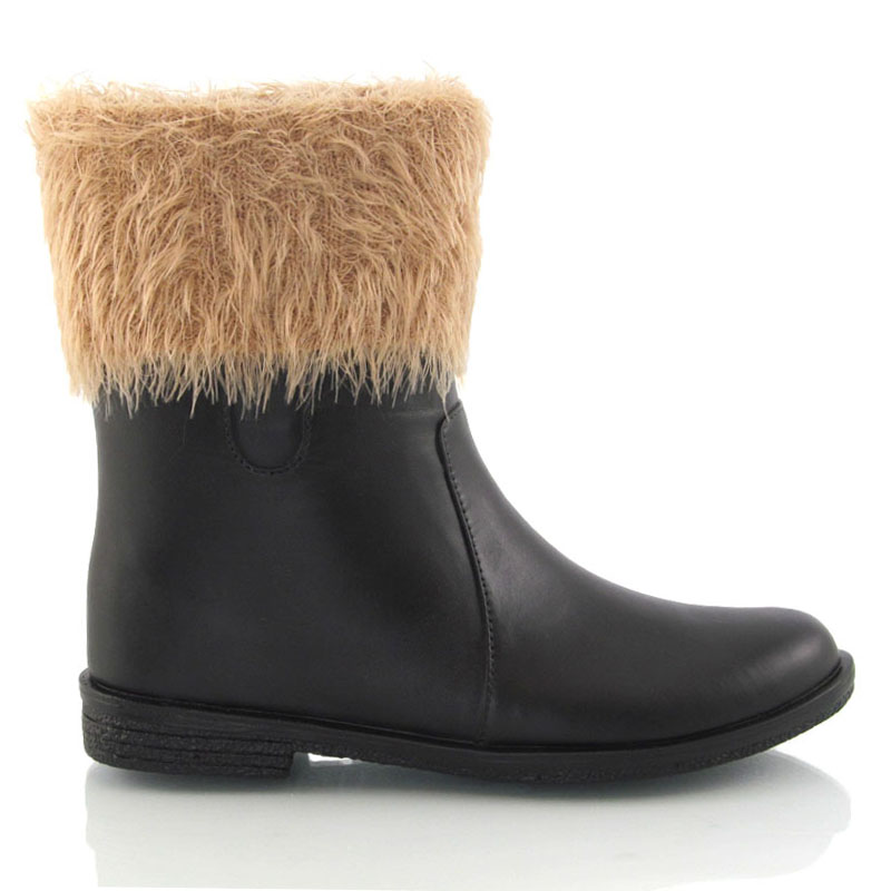 fur lined rubber boots womens